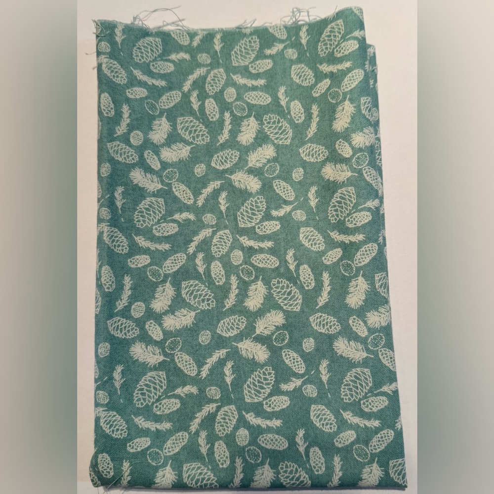 1/2 Yard Moda Fabric, Juniper Berry, aqua/blue & white.